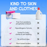 Laundry Detergent Sheets,Travel Laundry Sheet No Chemical Natural Eco Friendly Detergent, Dissolvable for sink wash Fresh &Clean Clothes, Liquidless