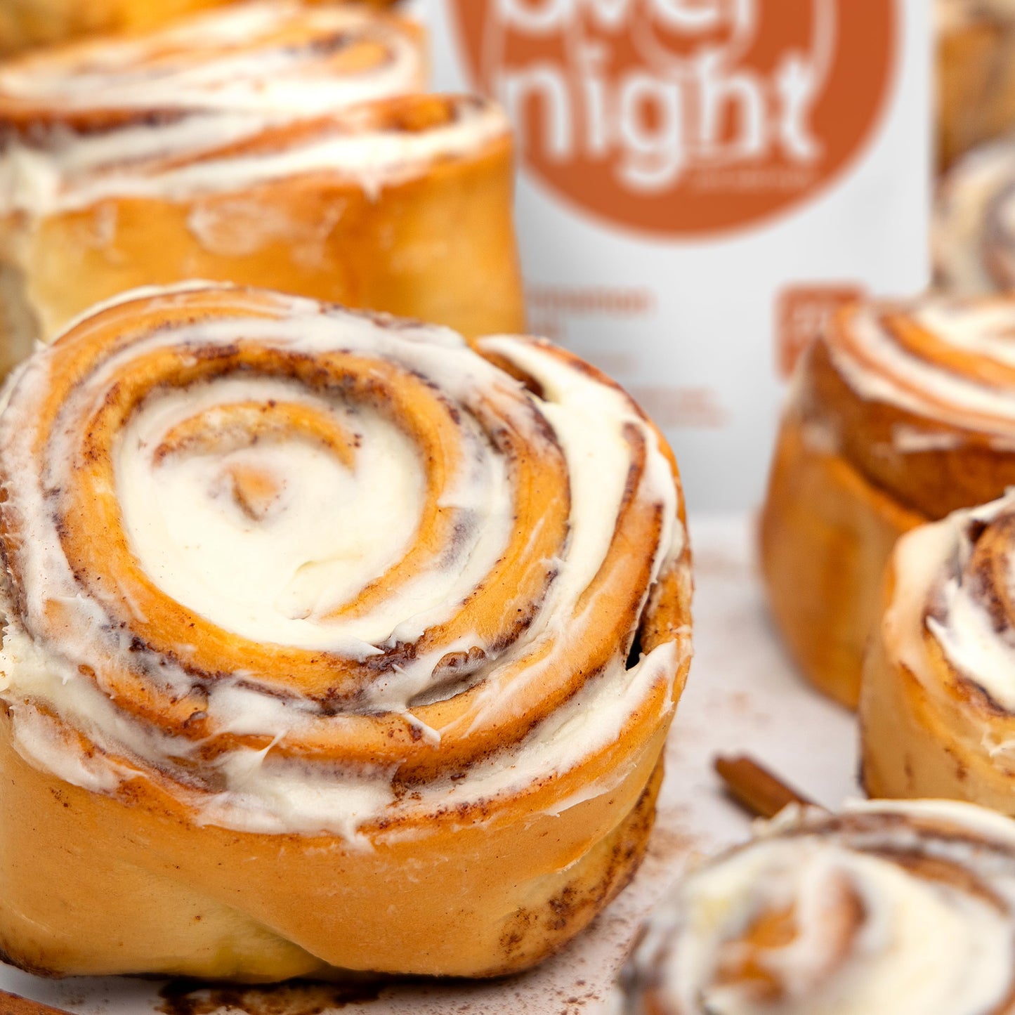 Oats Overnight Cinnamon Roll - Vegan Overnight Oats with 20g Protein, High Fiber Breakfast Protein Shake - Gluten Free Oatmeal, Non GMO High Protein