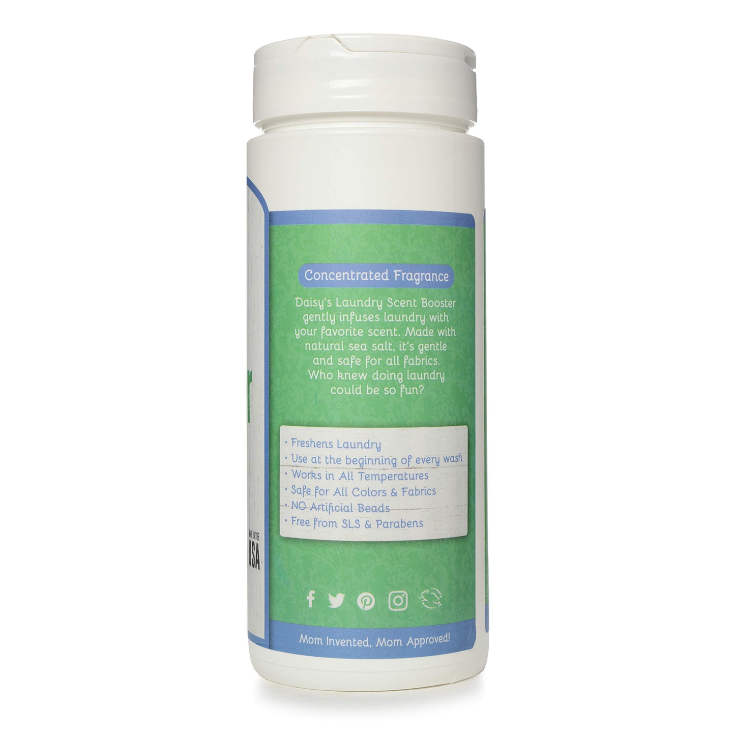 B&N All Natural Brooke & Nora at Home Laundry Scent Booster Made with Natural Sea Salt, Eucalyptus, 18 Ounce