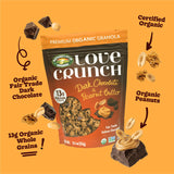 Love Crunch Organic Dark Chocolate & Peanut Butter Granola, 11.5 oz (Pack of 1), Non-GMO, Fair Trade, by Nature's Path
