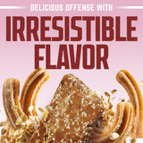 Defender Vegan Protein Bar, Cinnamon Churro Oatmeal, Plant Based Snack or Breakfast Bars, Psyllium Husk, Dandelion Root, High Fiber, Non GMO, Kosher