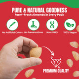 Jumbo California Almonds In Shell - 5 lbs (80oz) Premium Quality Kosher Raw Almonds By We Got Nuts - Natural & Healthy Rich Flavor Snack - Whole