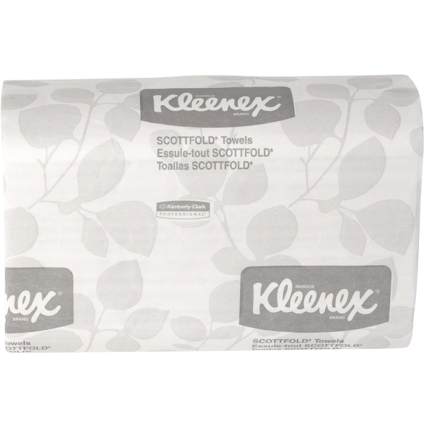 KLEENEX SCOTTFOLD Paper Towels, 8 1/10 x 12 2/5, White, 120/Pack, 25/Carton