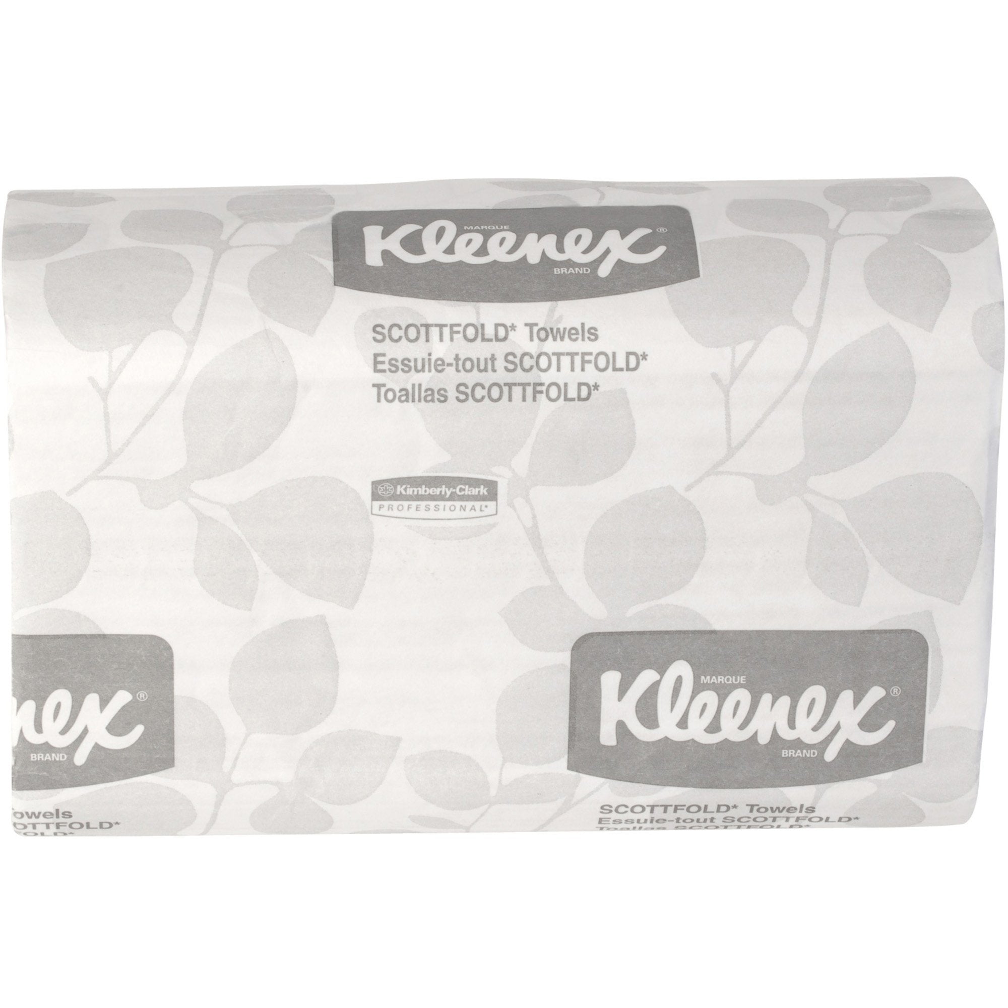 KLEENEX SCOTTFOLD Paper Towels, 8 1/10 x 12 2/5, White, 120/Pack, 25/Carton