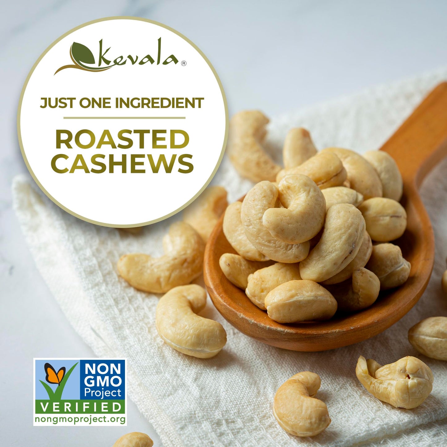 Kevala Cashew Butter - Spreadable Cream for Sandwiches Made with no Additives, Premium Natural Spread for Toast and Pancakes, Nutritious Addition