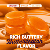 Butterscotch Hard Candy Bulk 1 Lb. Bag Individually Wrapped - Classic Old-Fashioned Candy for Party Favors Office Treats & Everyday Snacking Approx