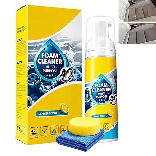 Luhaka 4-In-1 Multi-Enzyme Foam Cleaner, Multi-Purpose Foam Cleaner, For Car Interior, Kitchen Grease, Bathroom Tiles, Deep Cleaning (1PC)