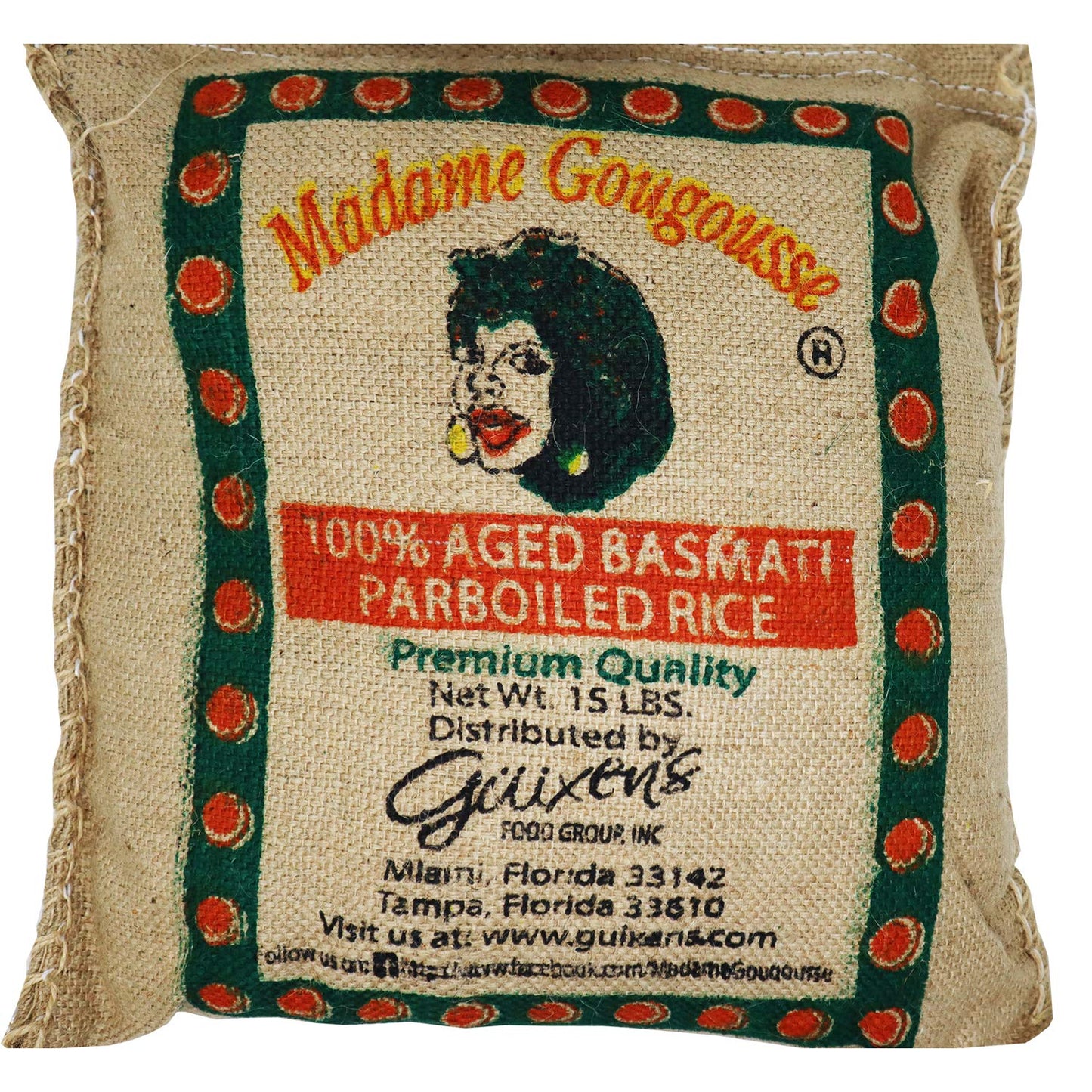 Aged Basmati Parboiled Rice 15 LBS