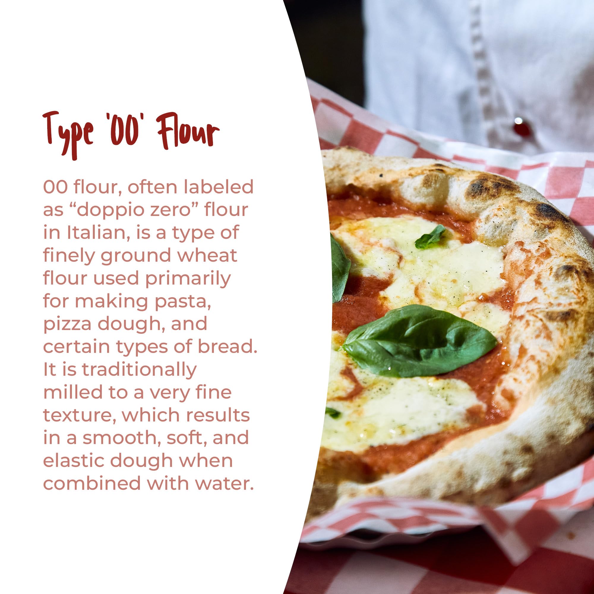 Antimo Caputo Flour"00" Chefs Flour (8 Packs) Each 1 Kilo (2.2 Pounds) Bags, Il Mulino di Napoli, Pizza Flour, for real Naples Pizza