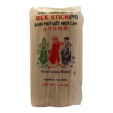Three Ladies Brand Rice Stick Noodle - 14 Oz. (Pack of 3 Bags)