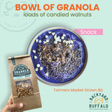 Backyard Buffalo Small Batch Chocolate Granola Trio, Packed with Fiber and Protein, 16 oz bags (Pack of 3)