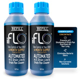 iFLO® Smart A/C Drain Line Cleaner and Drain Pan Cleaner Cartridge Concentrate, Fast-Acting, Long-Lasting HVAC System Solution for Tough Clogs