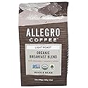 Allegro Coffee Organic Breakfast Blend Whole Bean Coffee, 12 oz