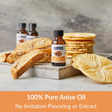 DeLallo Anise Oil, For Baking and Cooking, Bold Sweet Licorice Flavor, 100% Pure No Imitation Filler or Extracts, Kosher, Non-GMO, Gluten Free, 1 oz