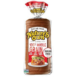Nature's Own Life 100% Whole Grain Bread, Sugar Free Bread, Non-GMO Keto Friendly, 16 oz Loaf