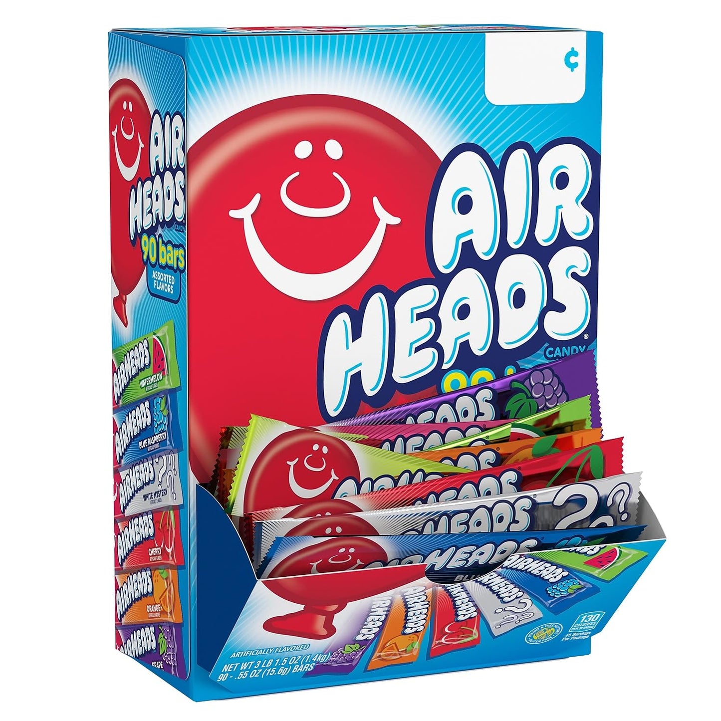 Airheads Assorted Flavors Variety Pack, 90-Count