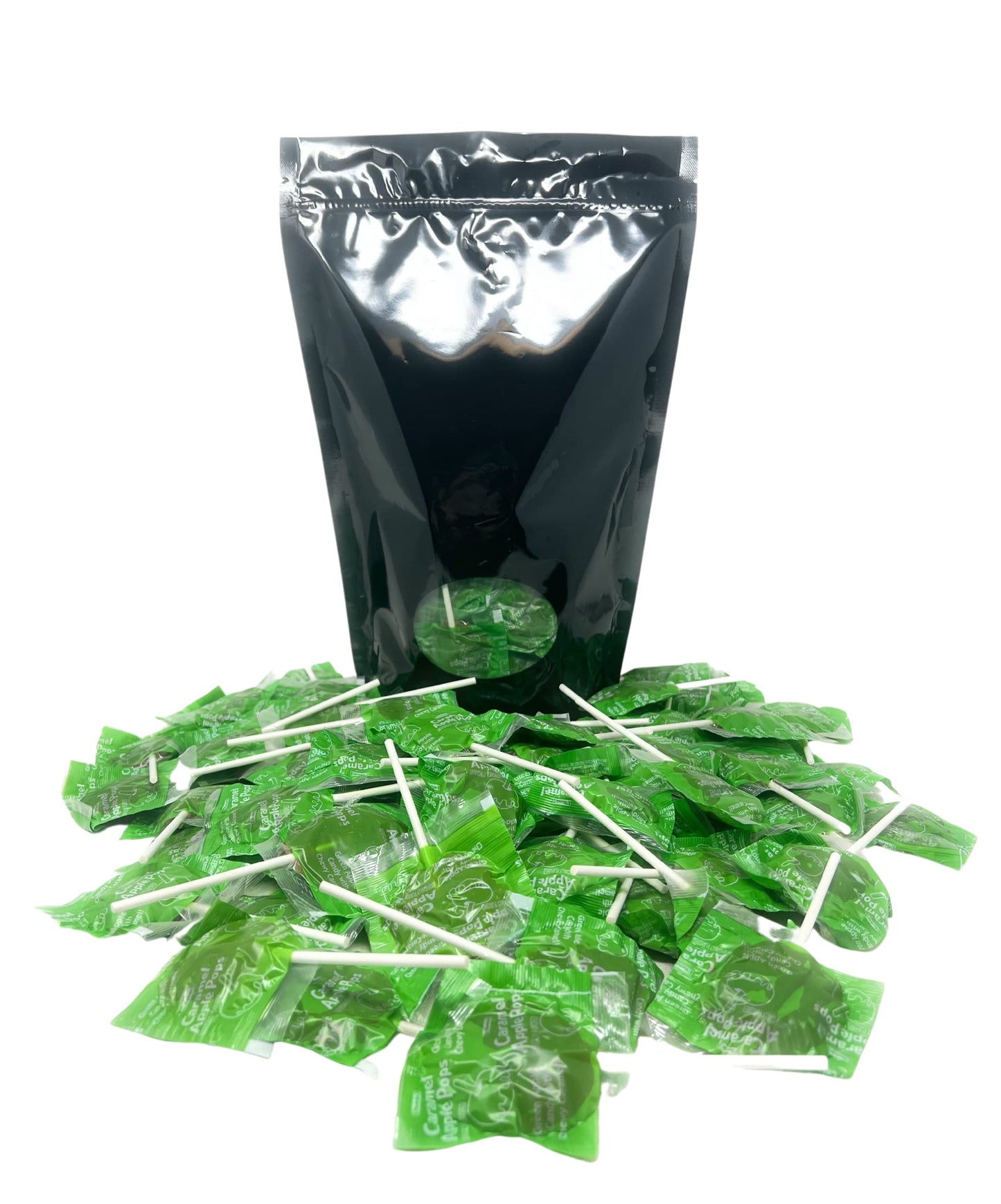 Caramel Apple Tootsie Pops Bulk Lollipops Suckers Filled With Chewy Tootsie Roll Candy Single Flavor Value Pack In Resealable Bag 4 lbs (64 Oz)