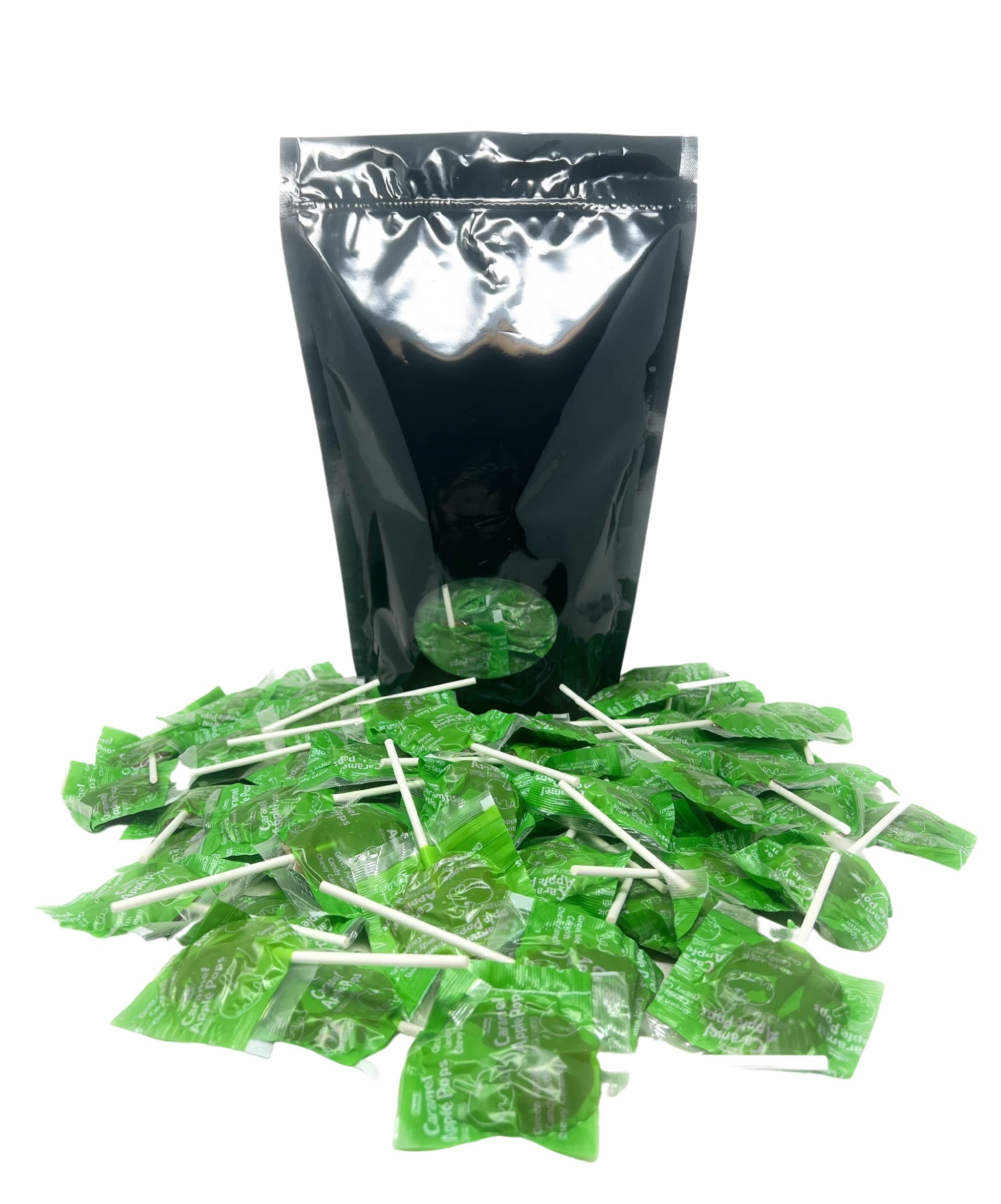 Caramel Apple Tootsie Pops Bulk Lollipops Suckers Filled With Chewy Tootsie Roll Candy Single Flavor Value Pack In Resealable Bag 4 lbs (64 Oz)