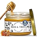 Bees & Trees Manuka Honey 830+ MGO - Raw, Pure New Zealand Monofloral Honey - Unpasteurized & Minimally Filtered - Ideal for Tea, Coffee, Dressings