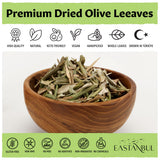 Eastanbul Olive Leaf, 2.82oz, Olive Leaf Loose Tea AKA Te De Hojas De Olivo, from Turkish Mediterranean Trees, Caffeine-Free, Natural, Vegan, Gluten