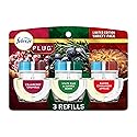 Febreze Plug In Air Freshener, Odor-Fighting Scented Oil Refill, Holiday Mix, 3 Refills, Clear