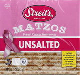 Streit's Matzo - Unsalted - Case of 12 - 11 oz