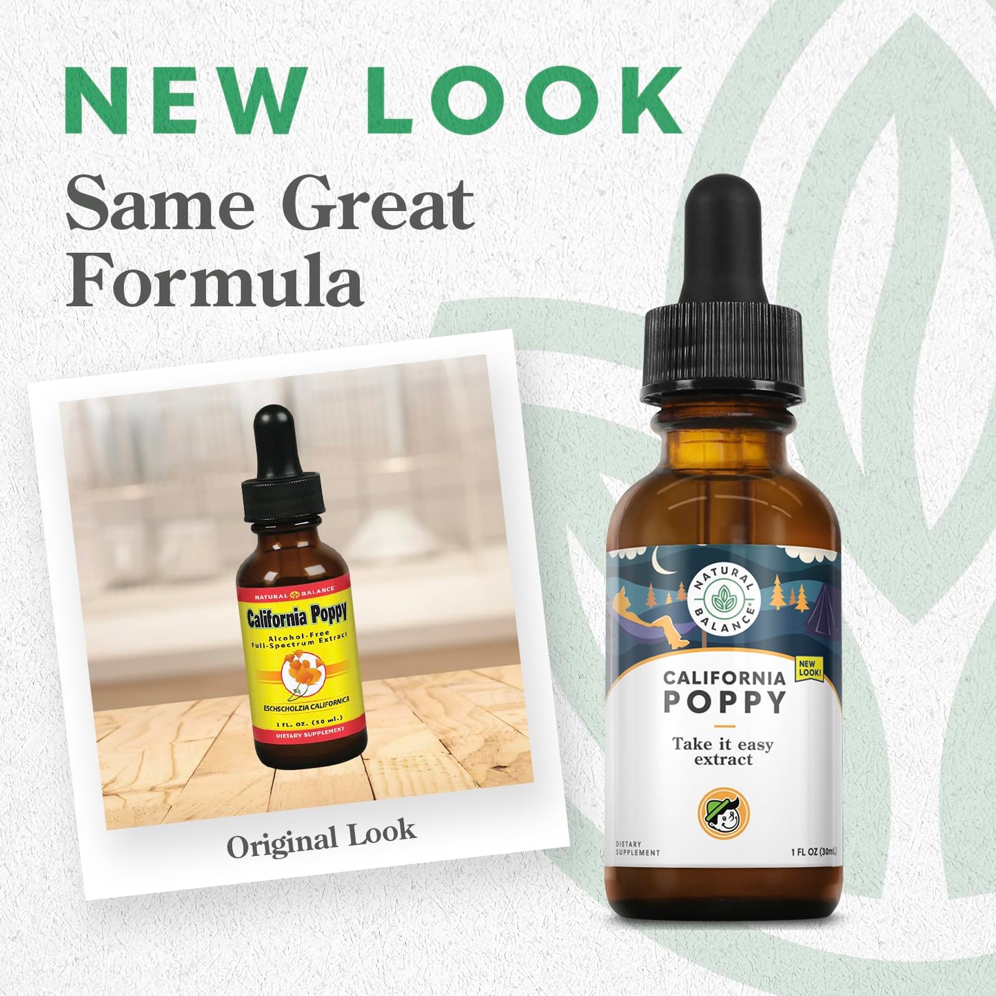 Natural Balance California Poppy Extract Herbal Supplement | 1oz