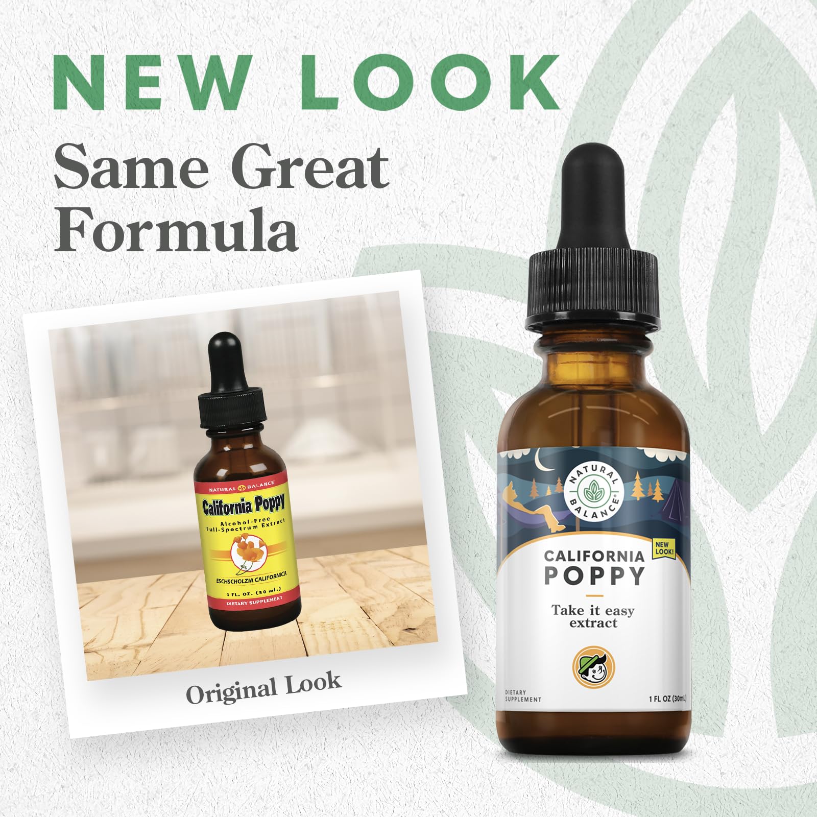 Natural Balance California Poppy Extract Herbal Supplement | 1oz