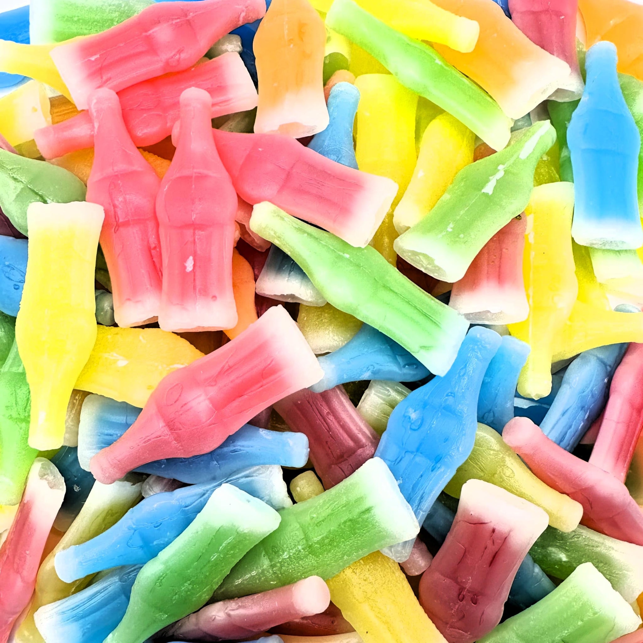 Wax Bottle Candy Drinks - 8 oz Bag | Liquid-Filled Nip Juice Bottles | Retro Bulk Candy for Parties, Candy Buffets & Nostalgic Snacking
