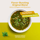 Gaucho Ranch Original Flavor and Authentic Chimichurri Sauce, Gluten-Free Chimichurri Seasoning Blend with Fresh Organic Herbs, Premium Vegan