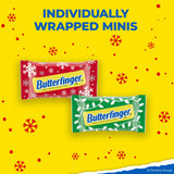 Butterfinger, Chocolatey, Peanut-Buttery, Holiday Minis Candy Bars, White Elephant Gifts, 9.4 Oz
