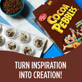 Cocoa PEBBLES Chocolate Breakfast Cereal for Kids, Gluten Free, Made with Sweetened Puffed Rice and Real Cocoa, 11 oz