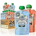 Outshine Fruit Smoothie Pouches Variety Pack - Ready-to-Drink Smoothies -Perfect for Kids and Adult On-the-Go -Fruit & Yogurt Pouches for Snacking