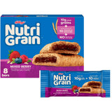 Nutri-Grain Breakfast Bars, Made with 10g Whole Grains, Snack Bars, Mixed Berry, 10.4oz Box (8 Count)
