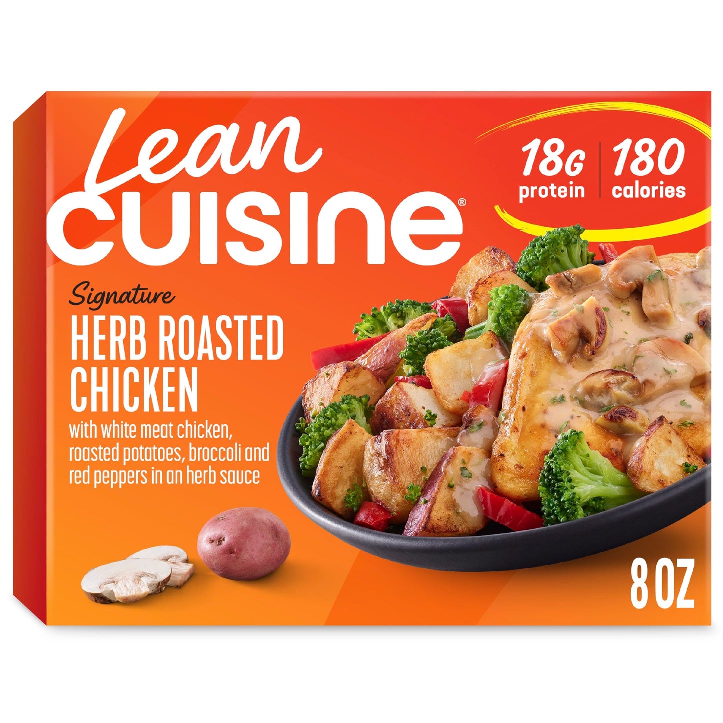 Lean Cuisine Signature Herb Roasted Chicken, Frozen Lunch, Frozen Single Meals 8 oz