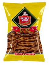 Better Made Baked Butter Braid Pretzels 12oz Bags - Snacks. Baked, Family Owned and Operated (BUTTER BRAID, 4PACK) - Healthy Bulk Snacks, Crunchy