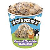Ben & Jerry's Caramel Chocolate Cheesecake Ice Cream Pint Non-GMO 16oz