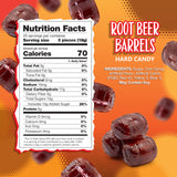 Root Beer Barrels Hard Candy | 1-Pound Bag, 75 Pieces | Old Fashioned Candy Individually Wrapped | Root Beer Barrels for Buffets, Office Bowls