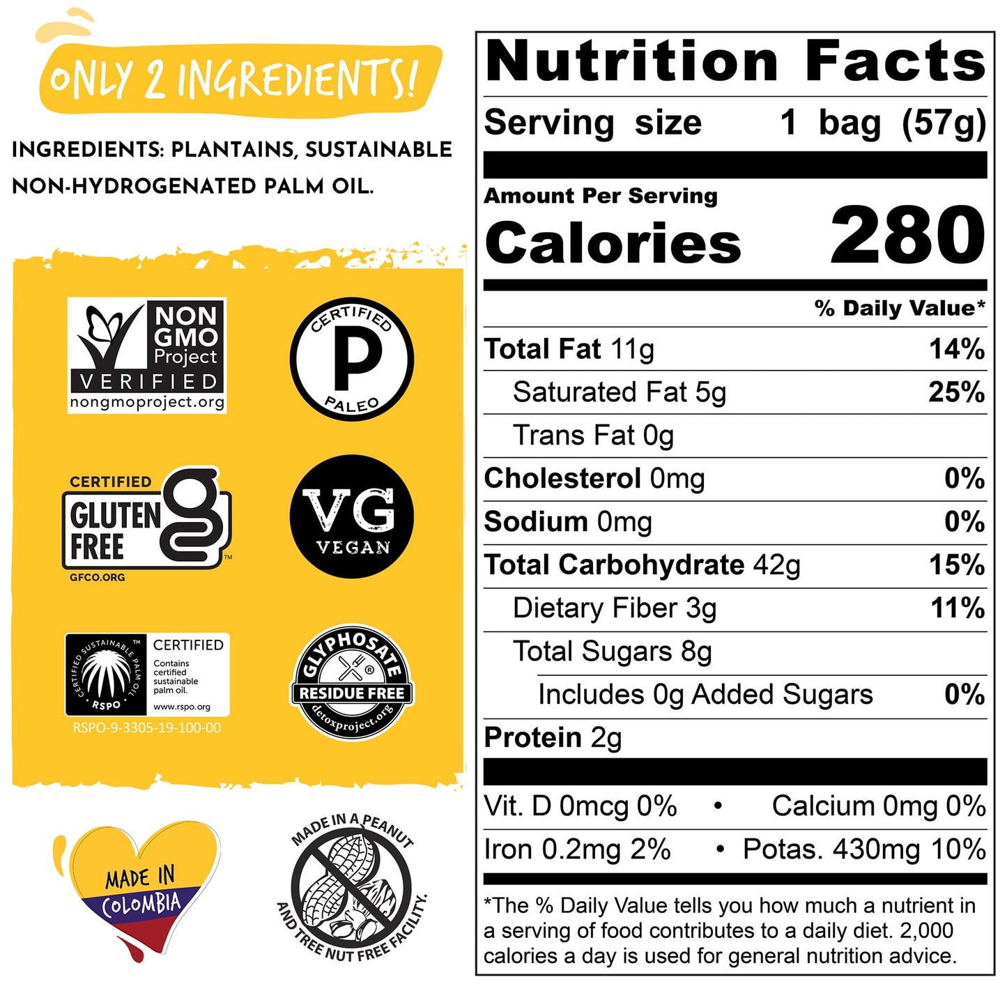 ARTISAN TROPIC Plantain Strips Naturally Sweet - 8 Pack, 2oz - Vegan, Paleo, Gluten Free Chips - Individual Bags Healthy Snacks for School, Gym, Kids