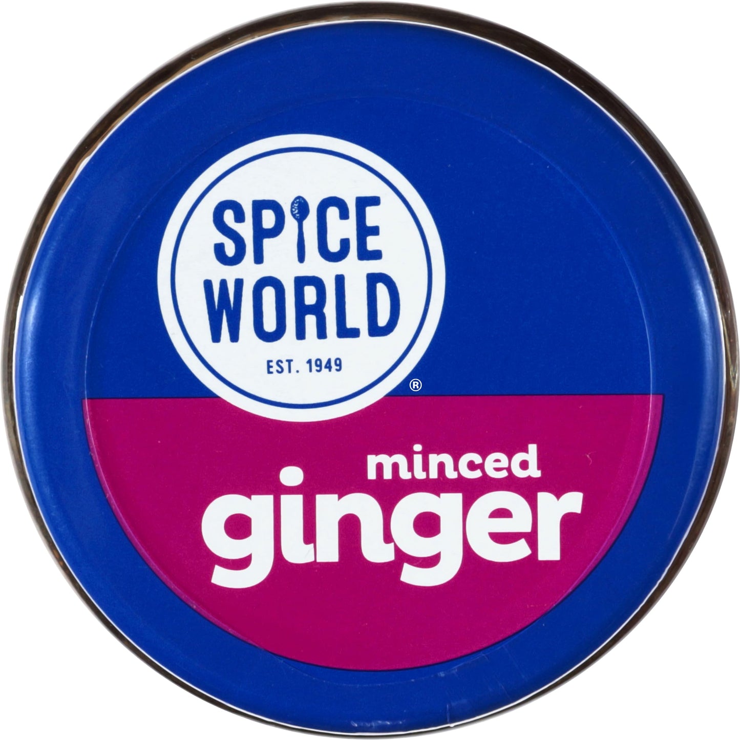 Spice World Minced Ginger - 4oz Ginger Jar with Non-GMO Ingredients, Perfect for Stir Fry, Marinades, & More - Ready-to-Use Seasonings for Cooking