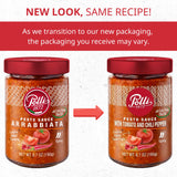 Polli Pesto Sauce Arrabbiata, Italian Tomatoes and Chilli Pepper With Extra Virgin Olive Oil | Pasta Risotto and Bruschetta Sauce | Spicy - 2 Pack