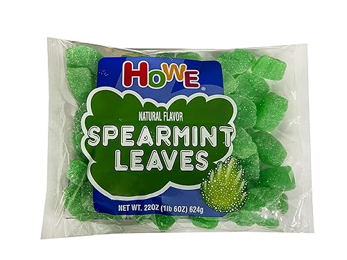 Howe Spearmint Leaves, Mint Candy, 22 oz Bag