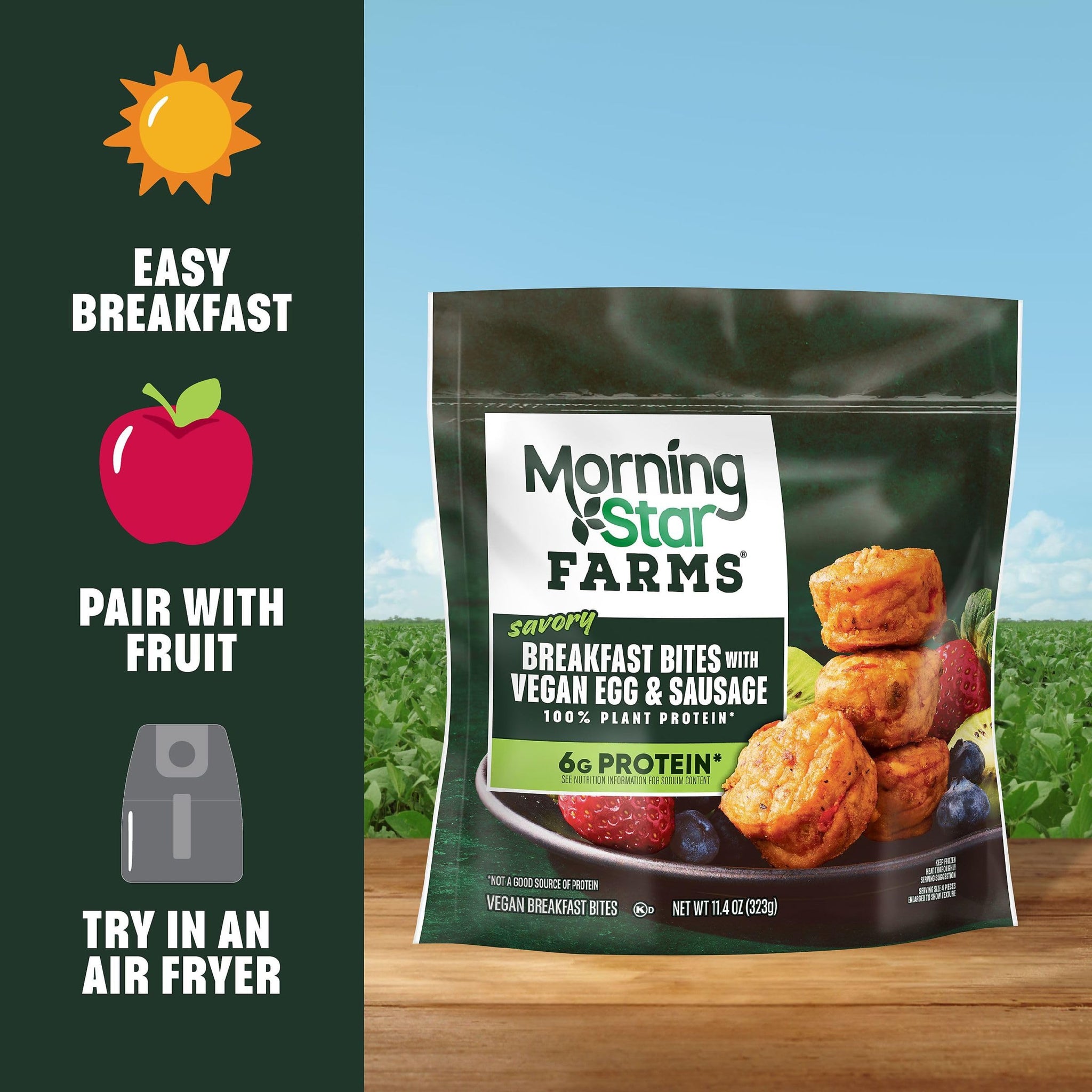 MorningStar Farms Plant Based Corn Dogs, Vegan Meat (4 Count)
