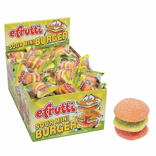 eFrutti Sour Mini Burger Gummy 120 Pack