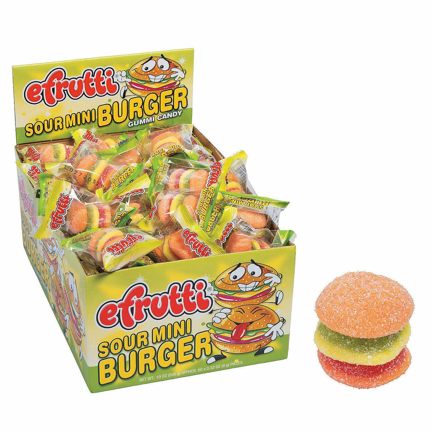 eFrutti Sour Mini Burger Gummy 120 Pack
