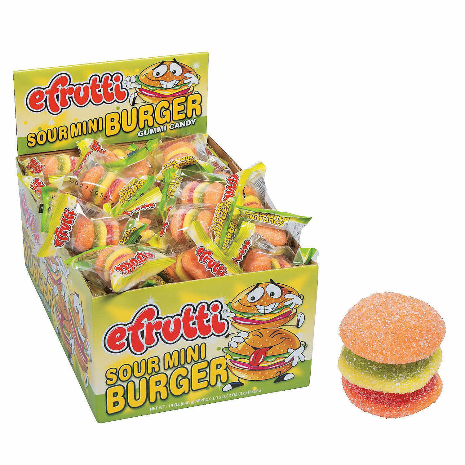 eFrutti Sour Mini Burger Gummy 120 Pack