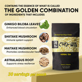 "HARMONY IS STRENGTH" CHO-WA Herbal Tea for Health Original Tiger Shogun Formula Dietary Supplement Chowa