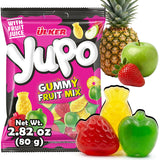 Ceres Gourmet Fruit Flavor Soft Candy Jelly, 24 Pack (2.8 oz Each), Assorted Apple Orange Strawberry Gummy Candy with Fruit Juice, Bulk Candy Soft
