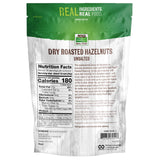 NOW Foods, Real Food, Dry Roasted & Unsalted Hazlenuts, Non-GMO, Vegan, Grown in the USA, 16 oz (454 g)