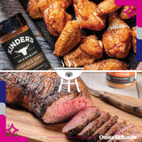 Kinders Buttery Garlic & Herb Woodfired Garlic The Blend Buttery Steakhouse All Purpose Caramelized Onion Butter Seasoning & Rub 6 pk (34.95 oz) + BBQ